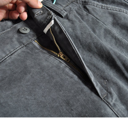 Wide-Leg Cargo Pants – American Vintage Japanese Mountain Loose Unisex