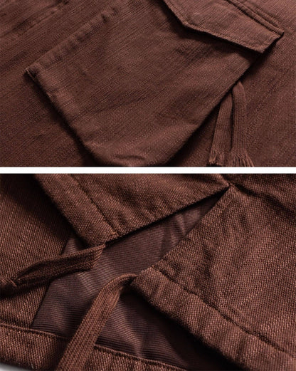 Japanese Vintage Cargo Lapel Jacket – Loose Unisex Spring Autumn – Japanese vintage | yamalin clothes | Yamalinclothes