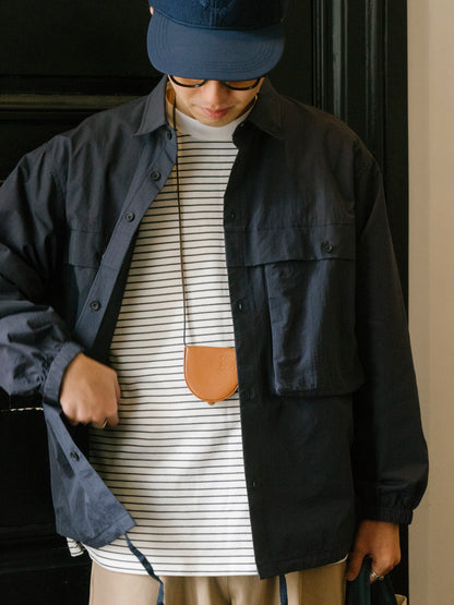 Japanese Cargo Long Sleeve Shirt – Loose Retro Multi-Pocket Outdoor Overshirt – Japanese vintage | yamalin clothes | Yamalinclothes
