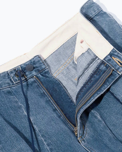 Japanese Retro Washed Balloon Wide-Leg Denim Trousers – Loose Cropped Unisex Streetwear – Japanese vintage | yamalin clothes | Yamalinclothes