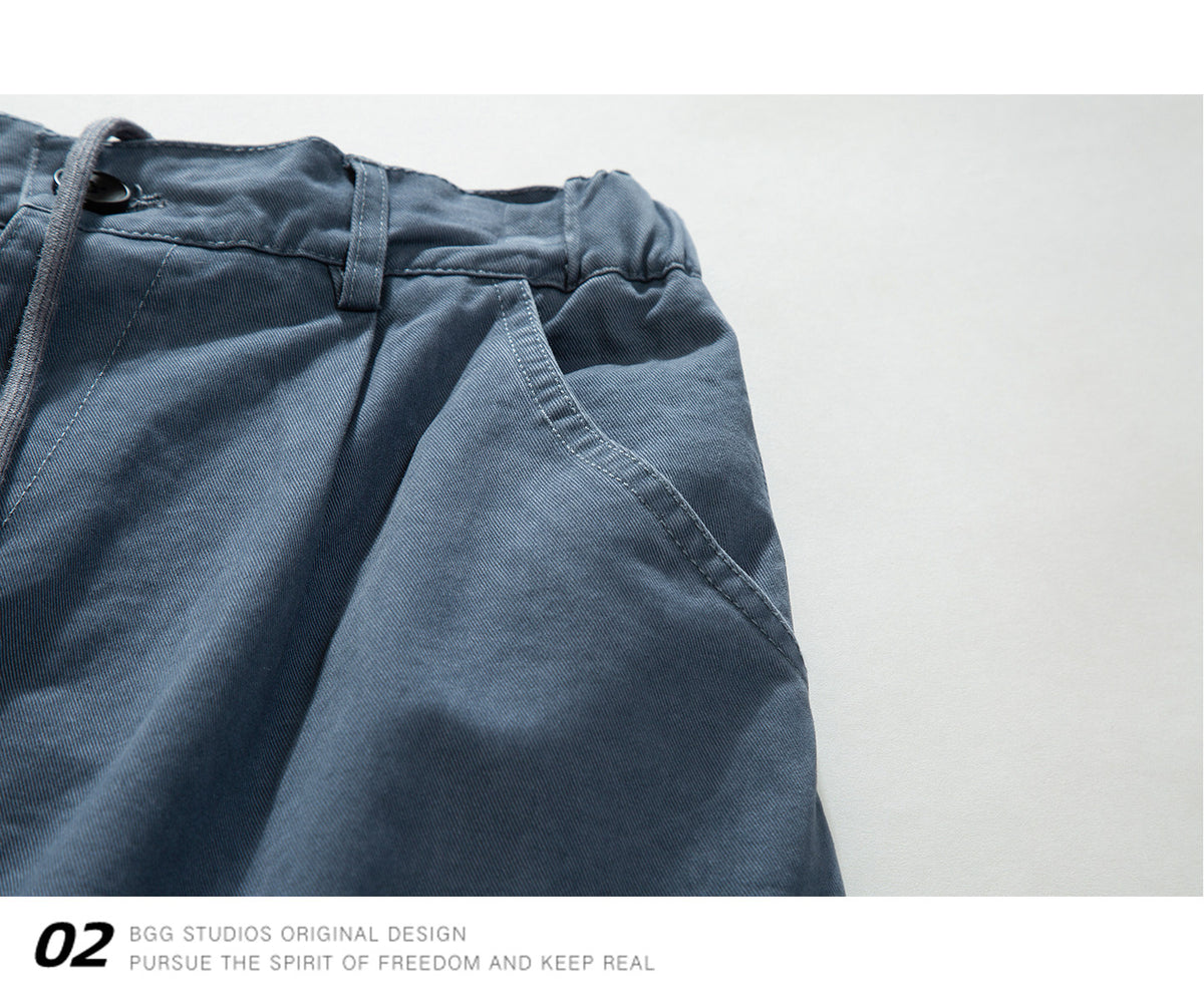 Cotton Cargo Pants – Angled Pockets & Wide Leg | Yamalinclothes