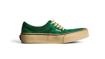 suede low-top canvas shoes Thick-soled vulcanized shoes Retro Japanese trendy men's and women's crestboard shoes 2025
