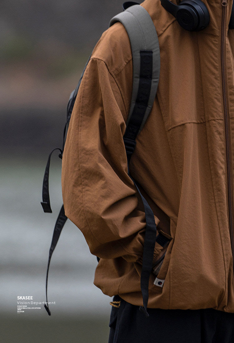 Waterproof Hooded Outdoor Workwear Jacket – Mountain Oversized Unisex