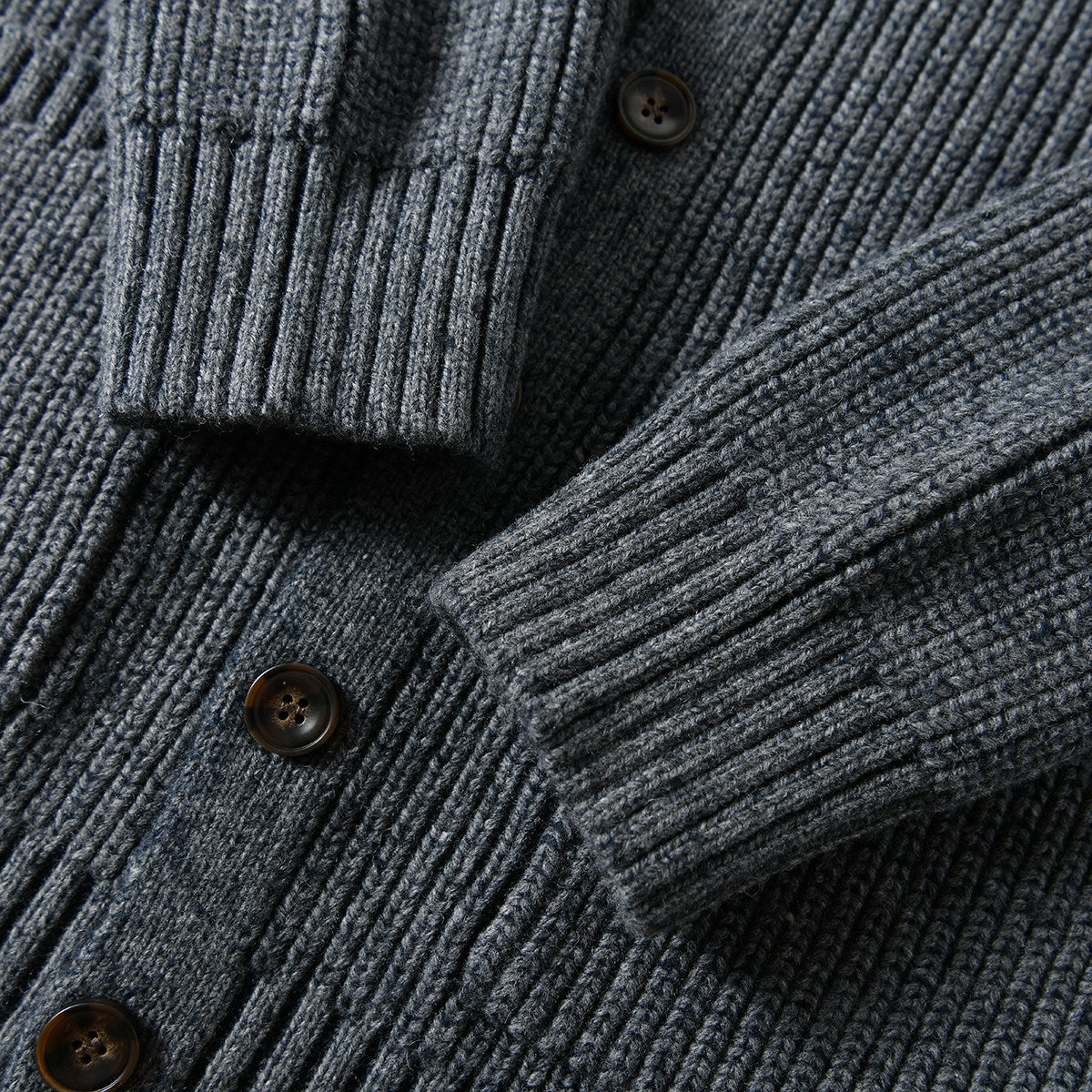 90% Wool Stand-Collar Knit Sweater – Thickened Oversized Unisex