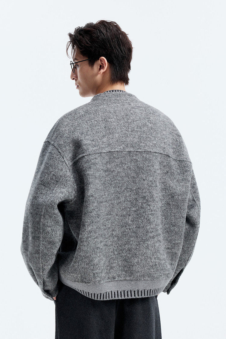 100% Wool Double-Faced Wool Jacket – Japanese Loose Unisex – Coats Jackets | japanese streetwear | vintage workwear | unisex | Yamalinclothes