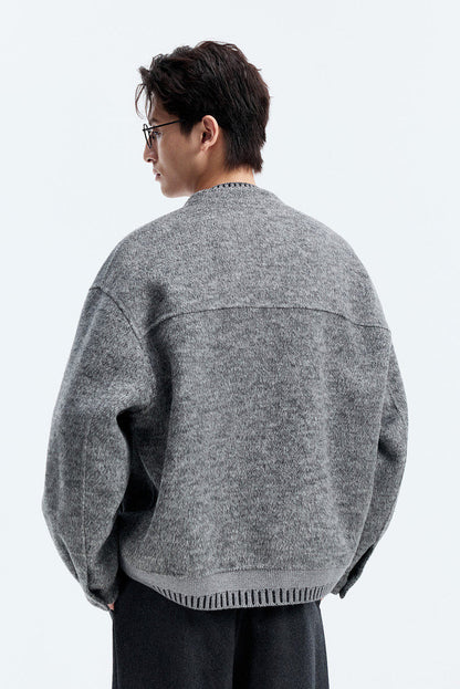 100% Wool Double-Faced Wool Jacket – Japanese Loose Unisex – Coats Jackets | japanese streetwear | vintage workwear | unisex | Yamalinclothes