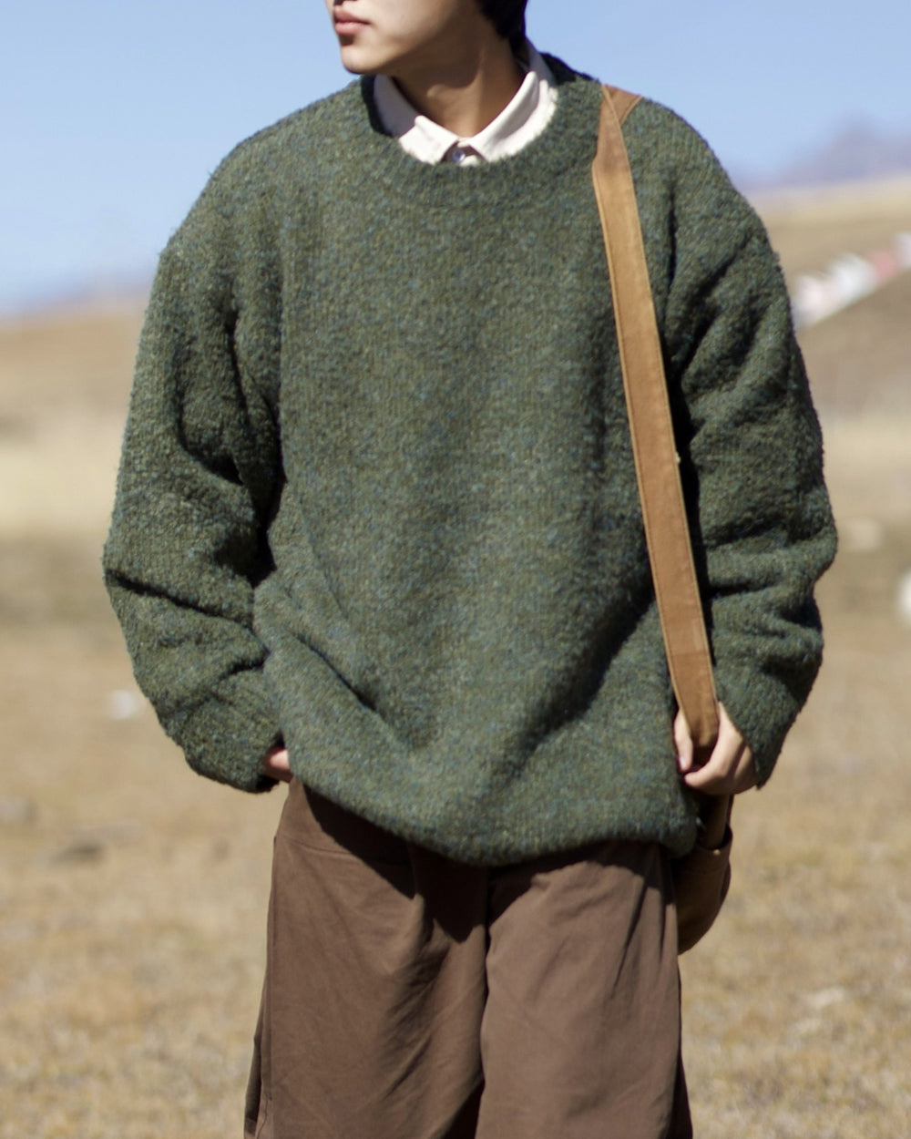 Retro Lazy Wool Knit Pullover – Loose Unisex Sweater – Japanese vintage | yamalin clothes | Yamalinclothes