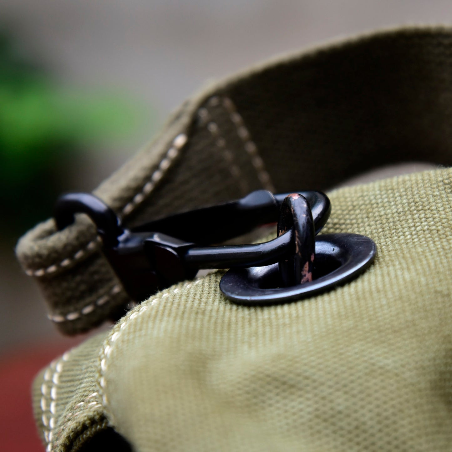 حقيبة كتف واحدة قماش سميك صناعة ثقيلة للرجال، حقيبة كروس عتيقة، حقيبة كاجوال، حقيبة صدر بنمط عسكري 8453