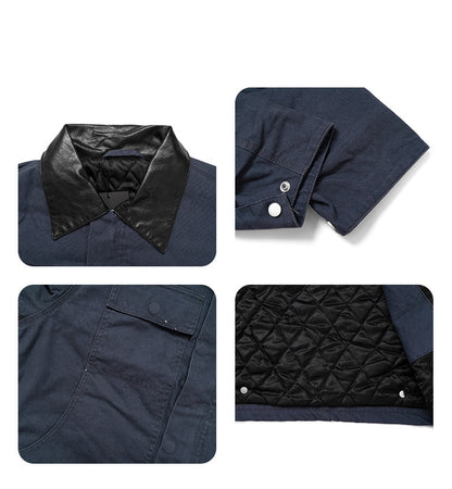 American Vintage Detroit Lapel Jacket – Loose Unisex Streetwear