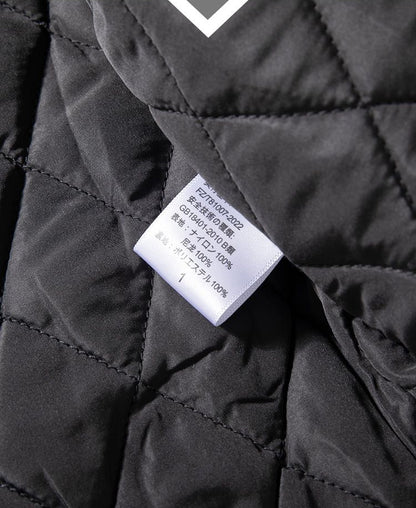 Quilted Lapel Jacket – Windproof Waterproof Oversized Unisex Cotton Padded Coat