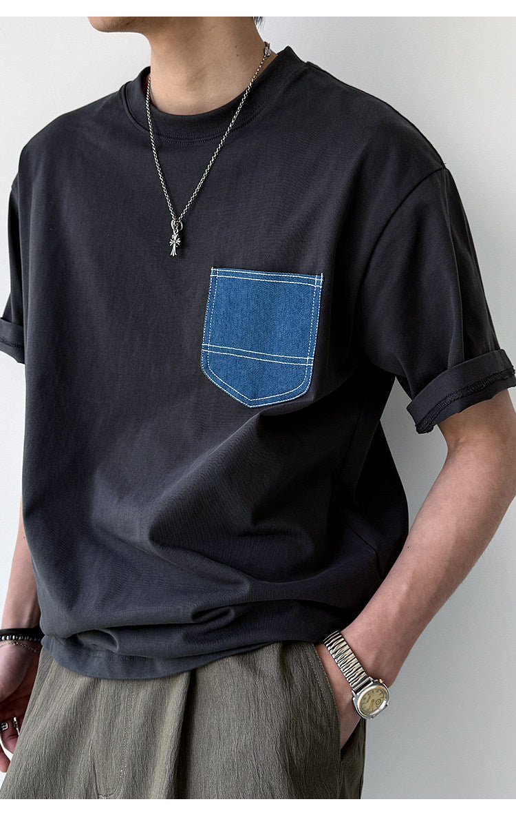 300g Heavy Washed Cotton T-Shirt – Oversized Vintage Streetwear Tee for Men | Japanese vintage | yamalin clothes | Yamalinclothes