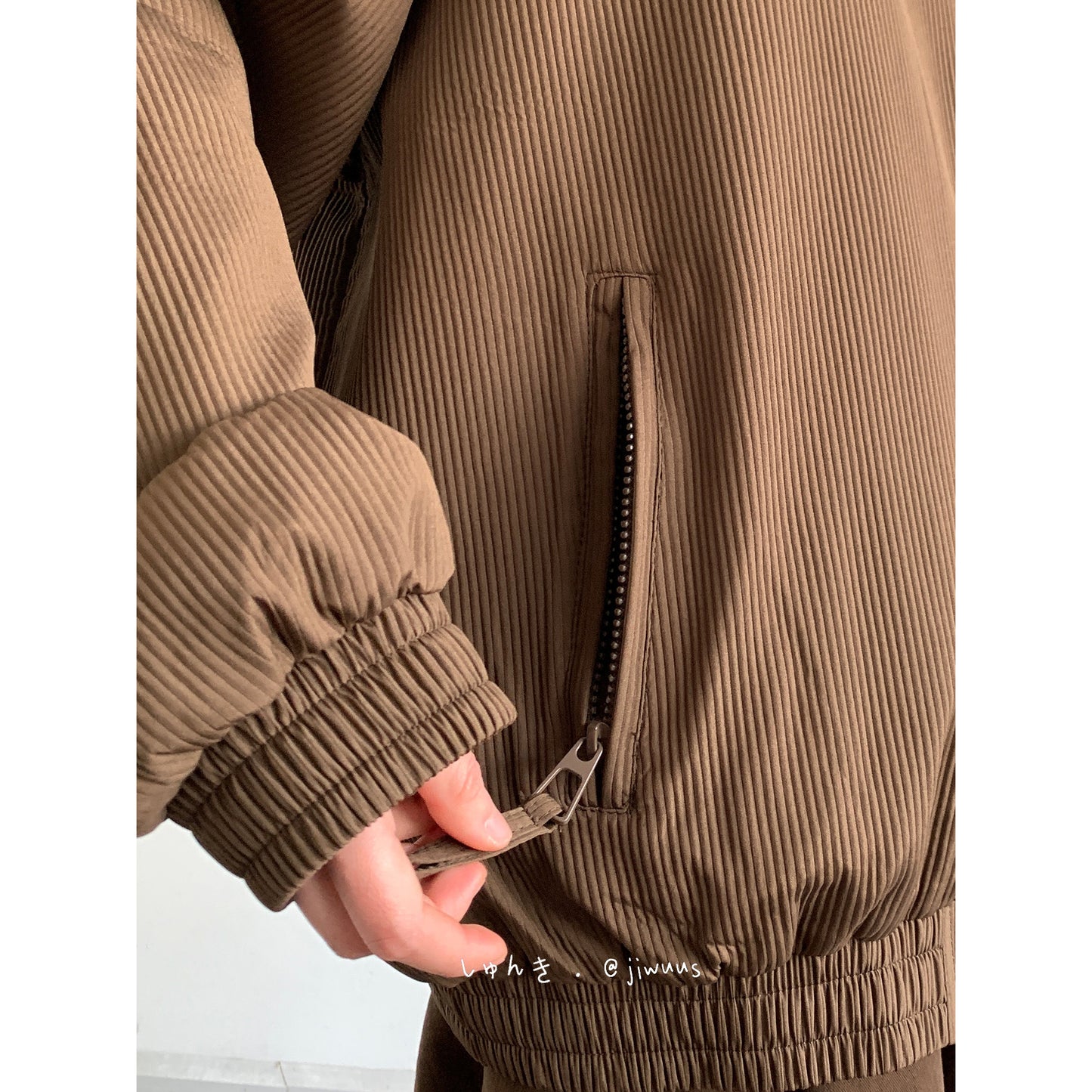 Vintage Stand Collar Cargo Jacket – Unisex Raglan Zip