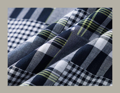 Japanese retro splicing double-sided wearing robe casual coat