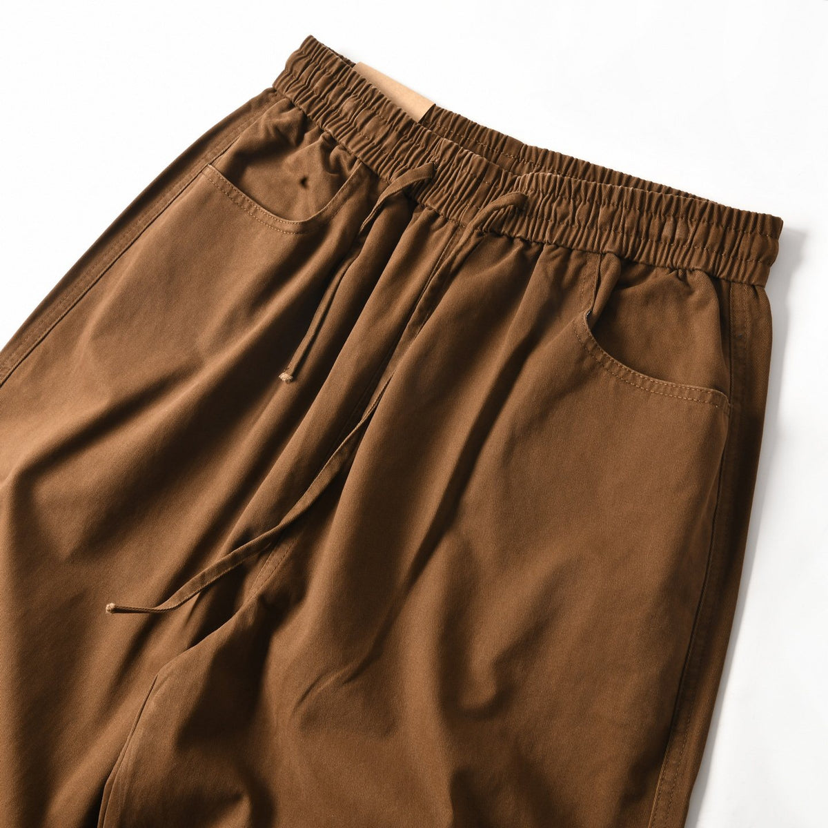 Cotton Balloon Pants – Washed Twill & Drawstring Waist | Yamalinclothes