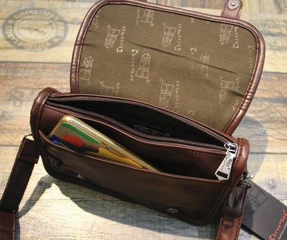 Japanese Retro Mini Crossbody Bag – Unisex Shoulder Phone Bag