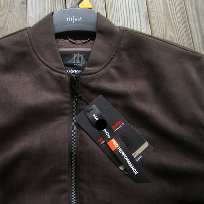 Men's Foreign Trade Original Ultra-Thick Suede Jacket - Skin-Friendly Soft Stretch Warm Cotton Coat