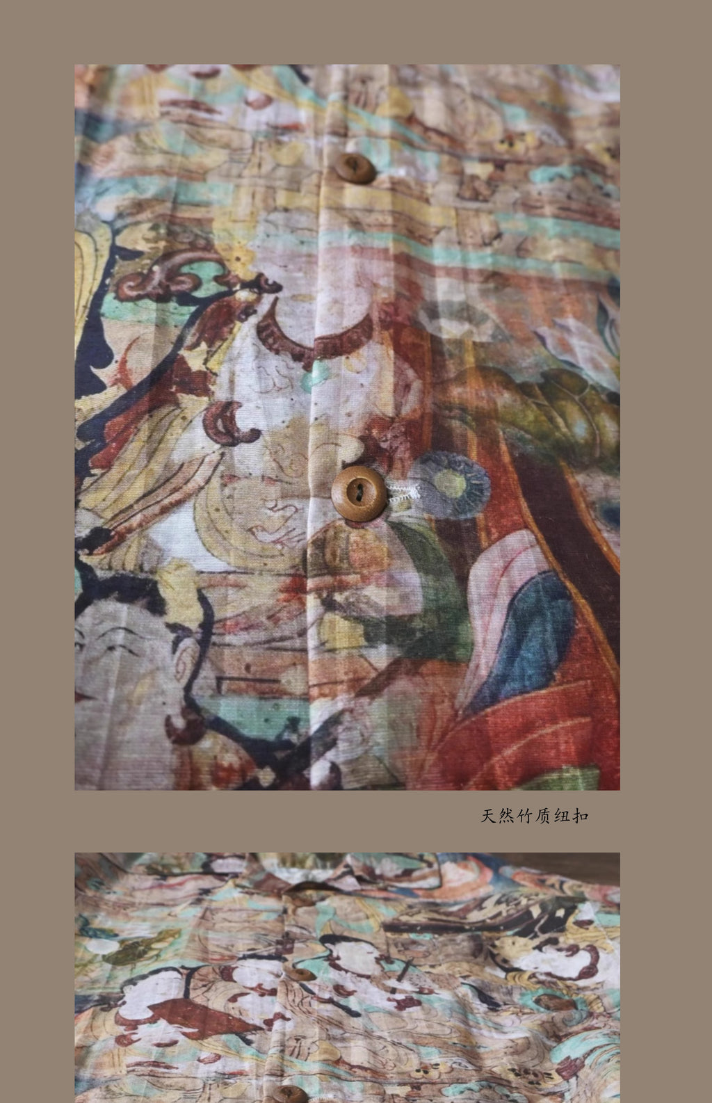 Vintage Loose Print Cuban Collar Shirt Linen Hawaiian Short Sleeve Shirt Dunhuang Summer Trend Brand