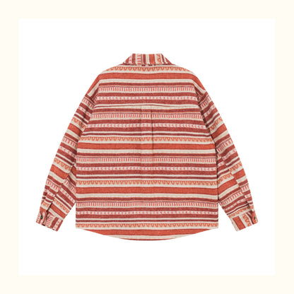Color-Block Hand-Embroidered Patch Sweater – Women’s Niche Knit Spring Top