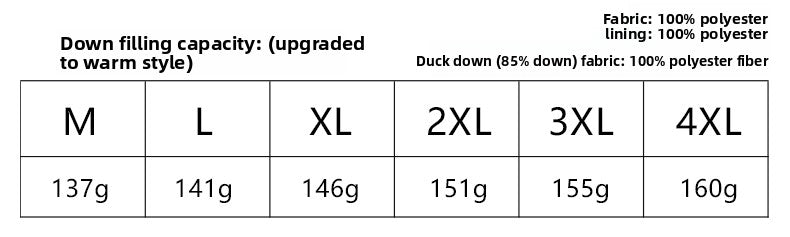 Portugal High Fill Power 85% Duck Down Jacket – 2025 Thickened Winter Coat for Men