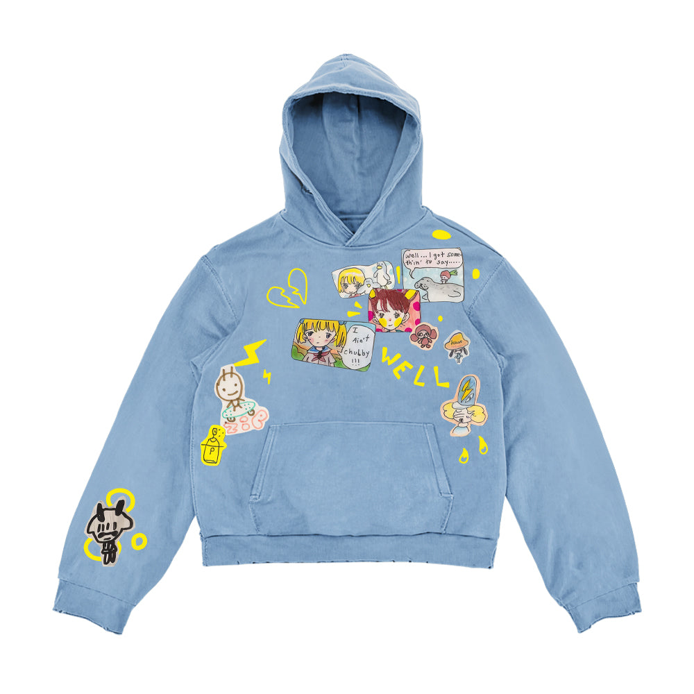 Heavyweight American Subculture Hoodie – Simple Design, Trendy Streetwear (Unisex)