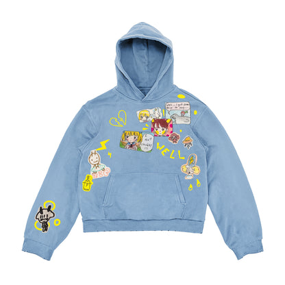 Heavyweight American Subculture Hoodie – Simple Design, Trendy Streetwear (Unisex)