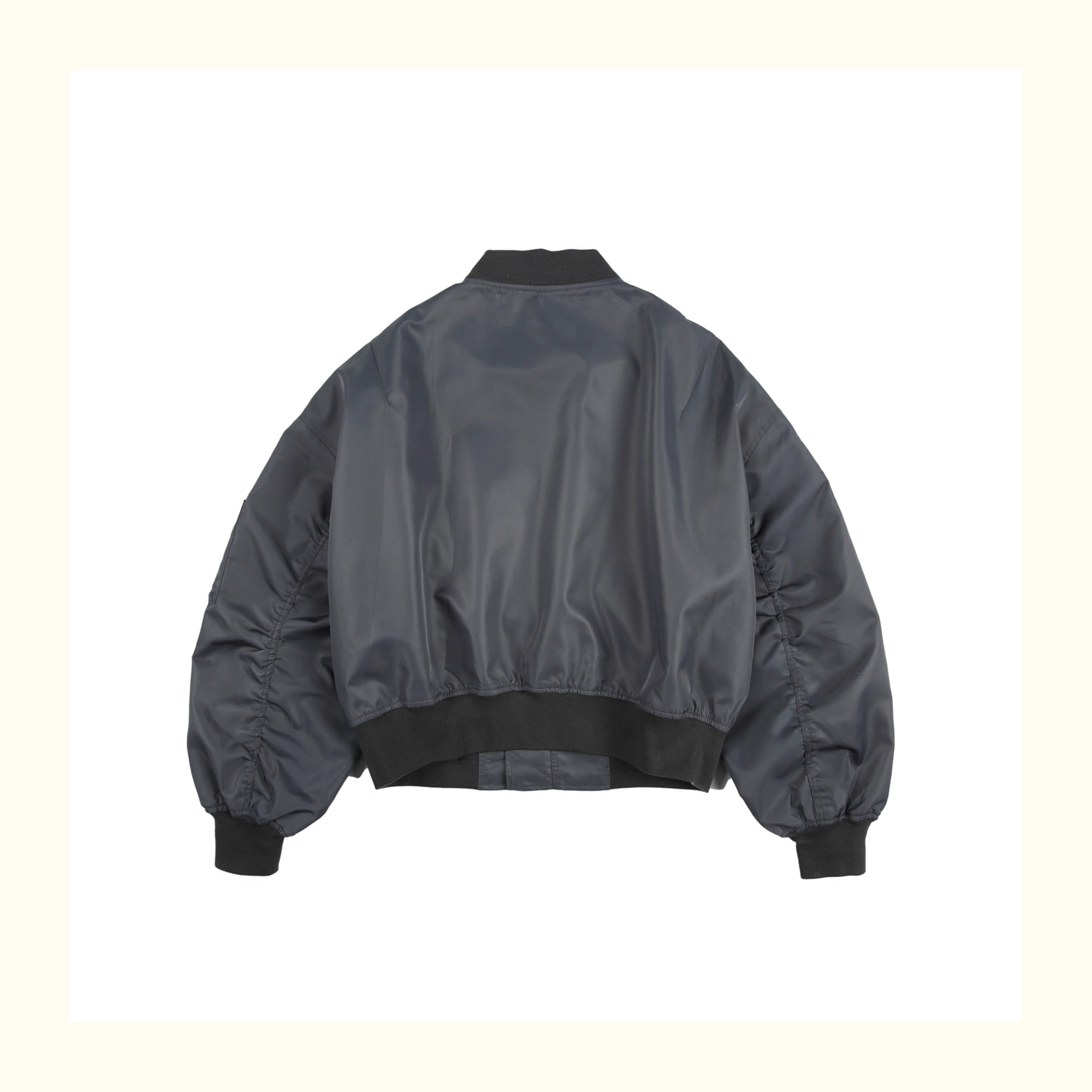 American-Retro Embroidered Badge Flight Jacket – Baseball Collar Short Coat (Unisex)