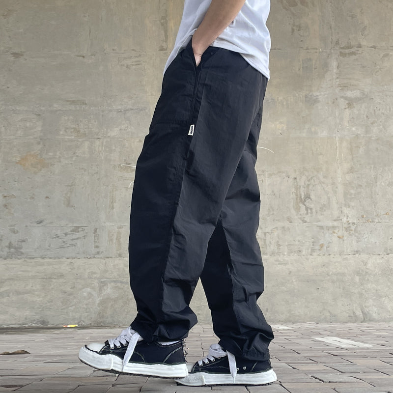 Unisex Japanese Style Summer Cargo Pants - Thin Quick-Dry Breathable Loose Paratrooper Pants