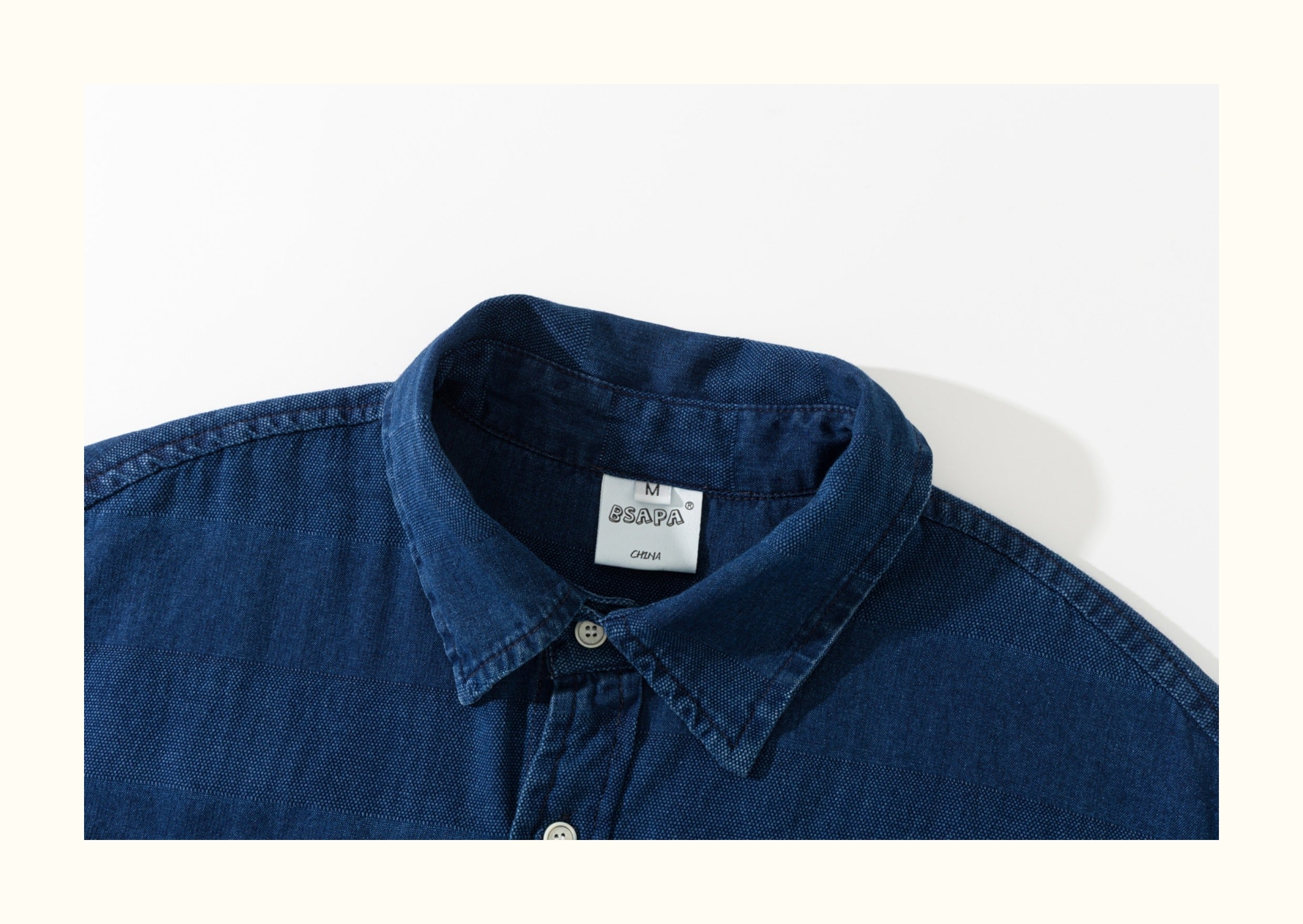 Vintage Dyed Oversized Denim Shirt — Loose Casual Drop-Shoulder for Men & Women