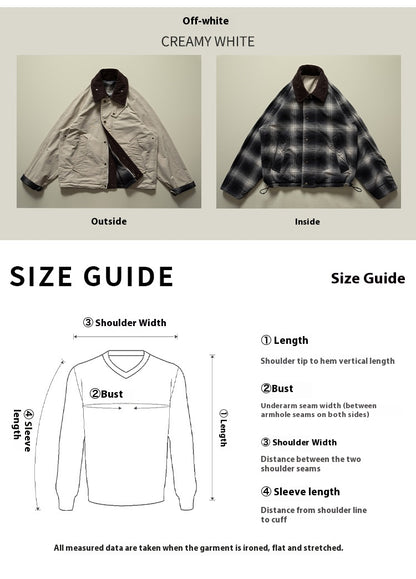 Vintage Safari Cargo Jacket – Short Loose Barn Style (Unisex)