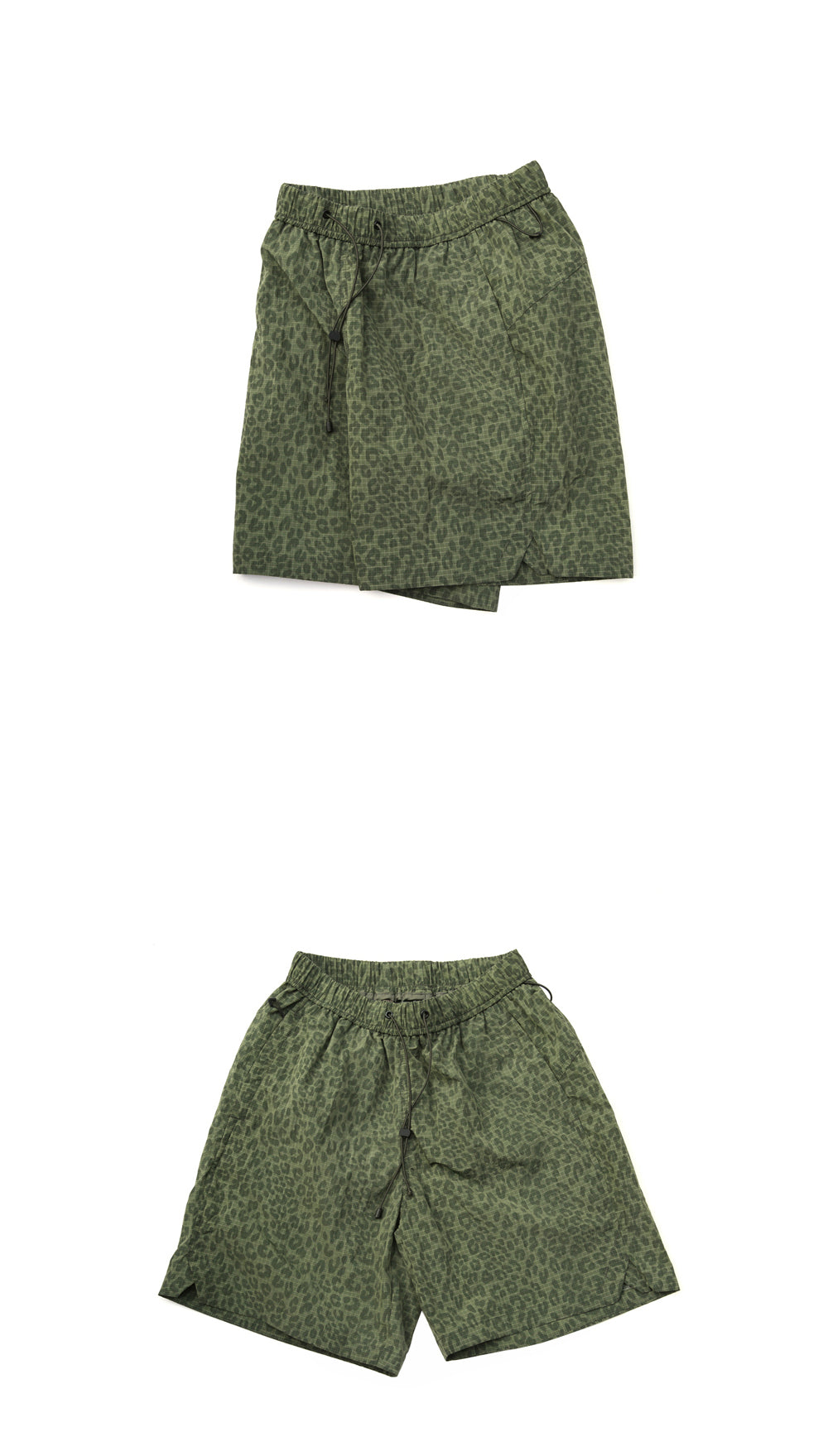 Casual basic commuter all-weather leopard print beach shorts