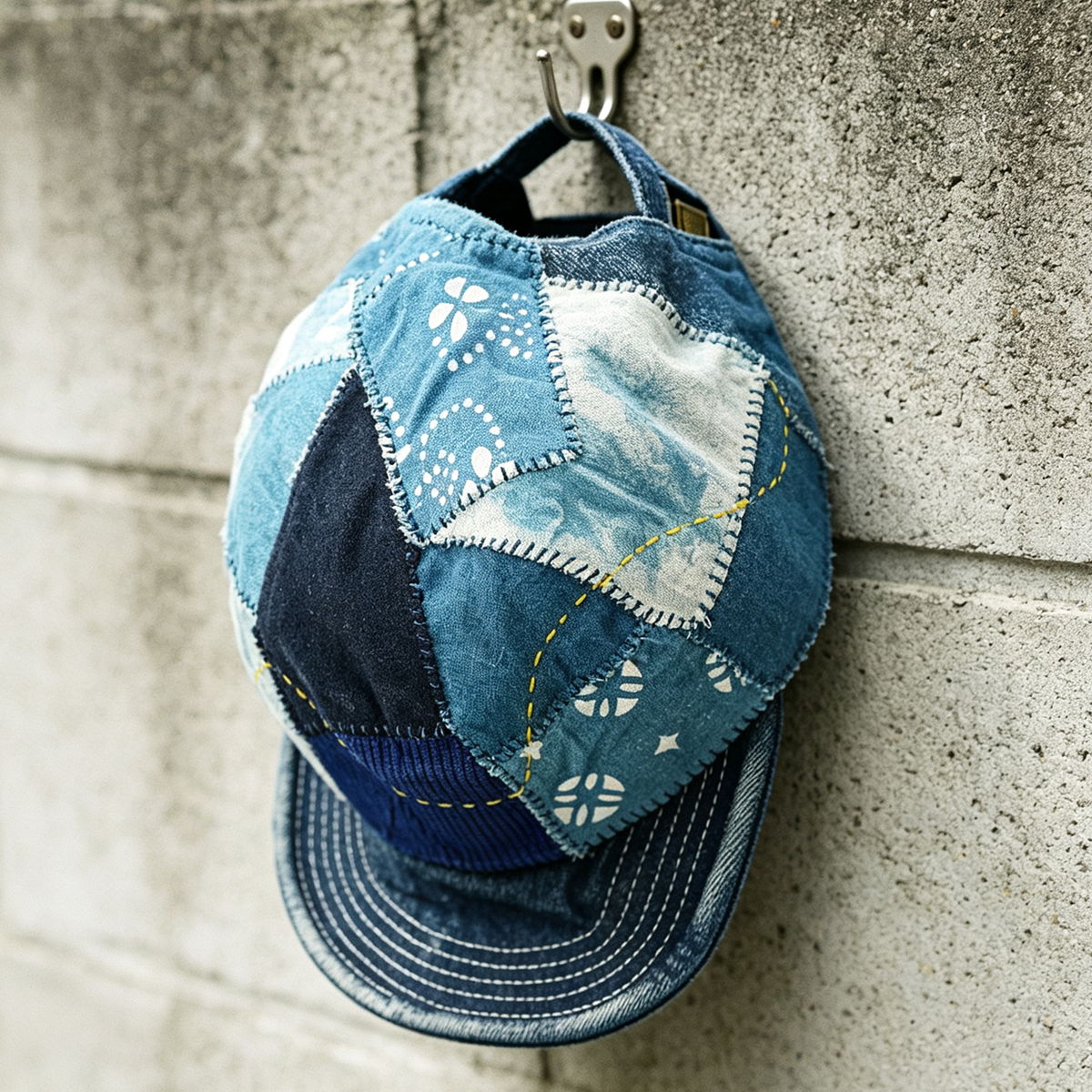 Indigo Dyed Antique Cloth Hand-Sewn Japanese Baseball Cap - Unisex Adjustable Cotton Hat – Japanese vintage | fall outfits 2026 | fall winter outfits | classy winter outfits | lazy comfy outfits | japanese streetwear | vintage workwear | yamalin clothes | Yamalinclothes