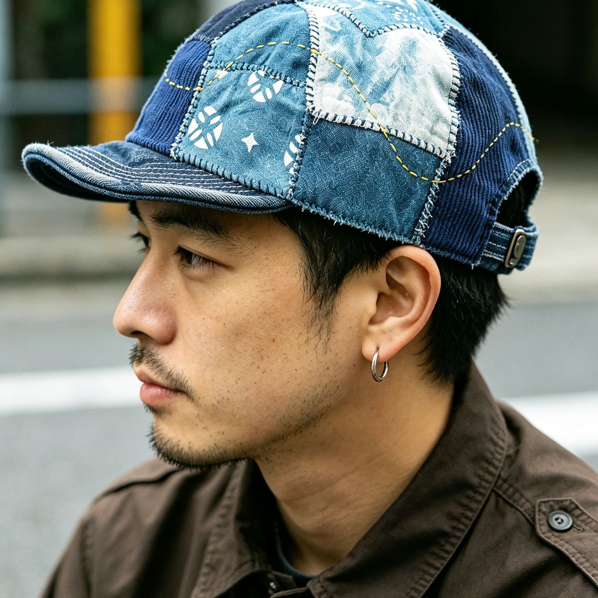 Indigo Dyed Antique Cloth Hand-Sewn Japanese Baseball Cap - Unisex Adjustable Cotton Hat – Japanese vintage | fall outfits 2026 | fall winter outfits | classy winter outfits | lazy comfy outfits | japanese streetwear | vintage workwear | yamalin clothes | Yamalinclothes
