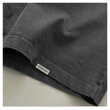 American Washed Distressed Print Heavyweight Tee | Men's Streetwear