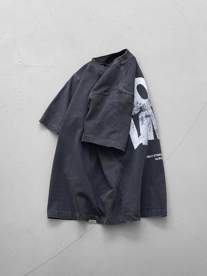 American Washed Distressed Print Heavyweight Tee | Men's Streetwear