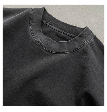 American Washed Distressed Print Heavyweight Tee | Men's Streetwear