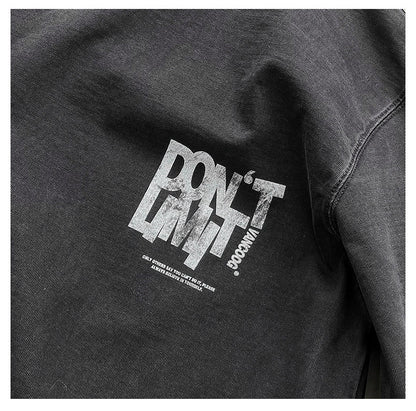 American Washed Distressed Print Heavyweight Tee | Men's Streetwear