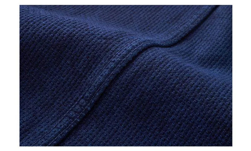 Japanese Vintage Plant Indigo Heavy French Cargo Jacket – Multi-Pocket Lapel Workwear – Japanese vintage | yamalin clothes | Yamalinclothes