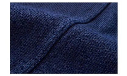 Japanese Vintage Plant Indigo Heavy French Cargo Jacket – Multi-Pocket Lapel Workwear – Japanese vintage | yamalin clothes | Yamalinclothes