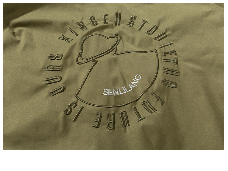 Retro Locomotive Bomber Jacket – Thickened Baseball Style (Unisex)