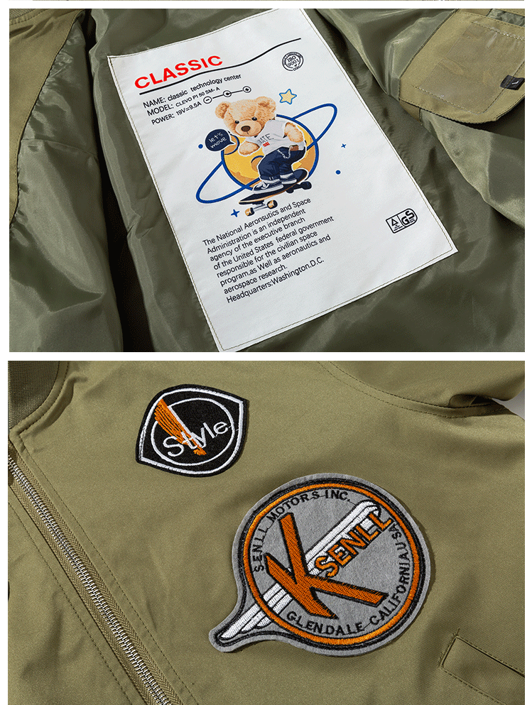 Retro Locomotive Bomber Jacket – Thickened Baseball Style (Unisex)