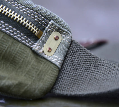 Vintage Distressed Patchwork Crossbody Chest Bag – Japanese Streetwear Unisex Fanny Pack – Japanese vintage | yamalin clothes | Yamalinclothes