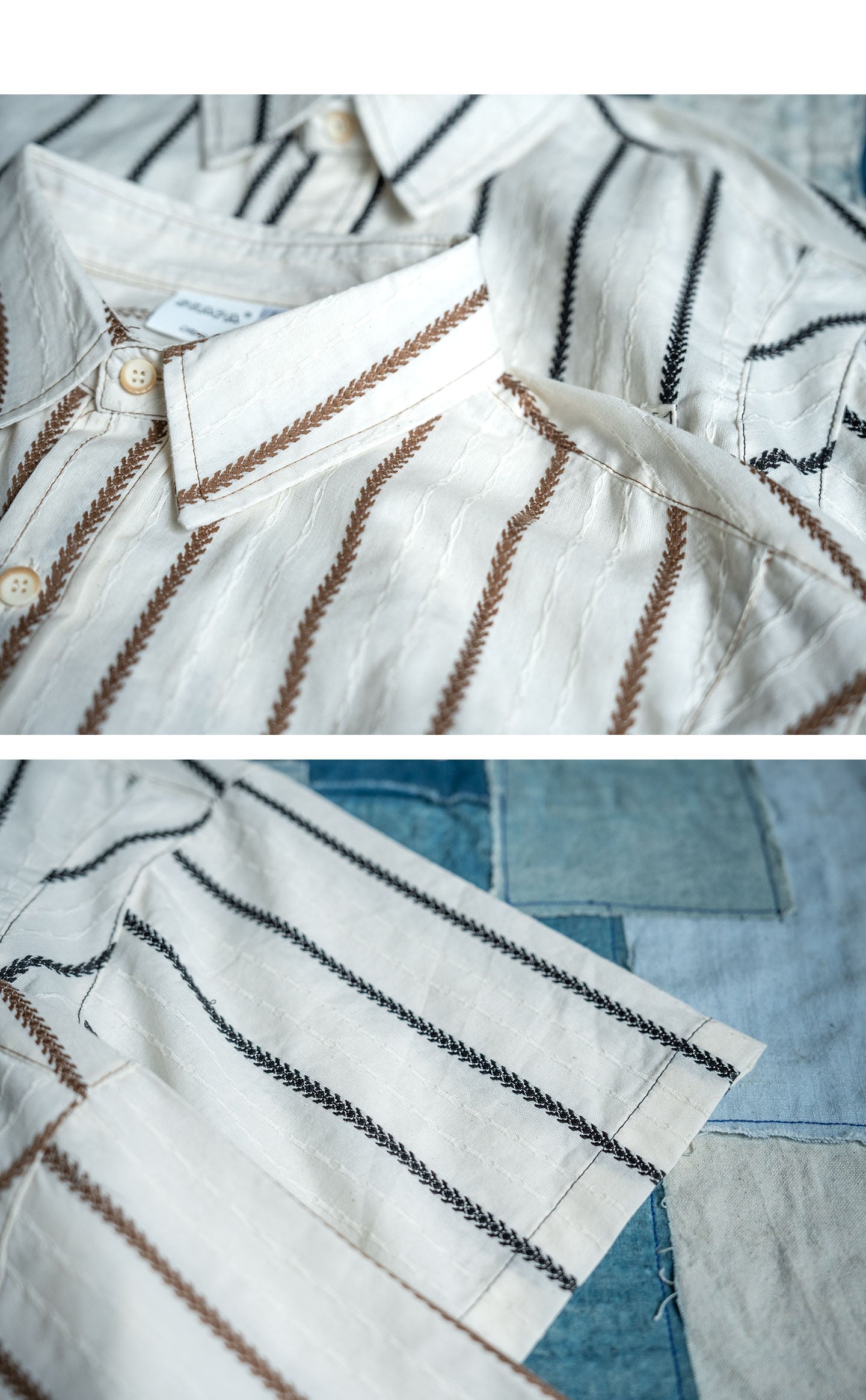 Japanese Striped Short Sleeve Shirt - Loose Casual Breathable Summer Shirt for Men