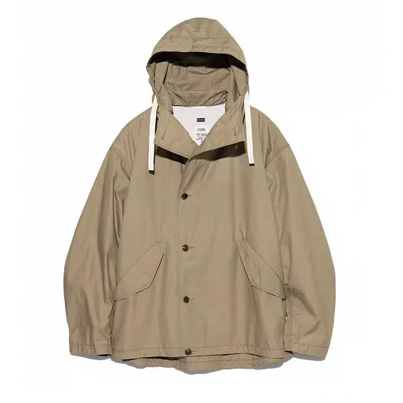 Japanese Outdoor Hooded Windbreaker Jacket – Lightweight Waterproof Unisex Streetwear – Japanese vintage | yamalin clothes | Yamalinclothes