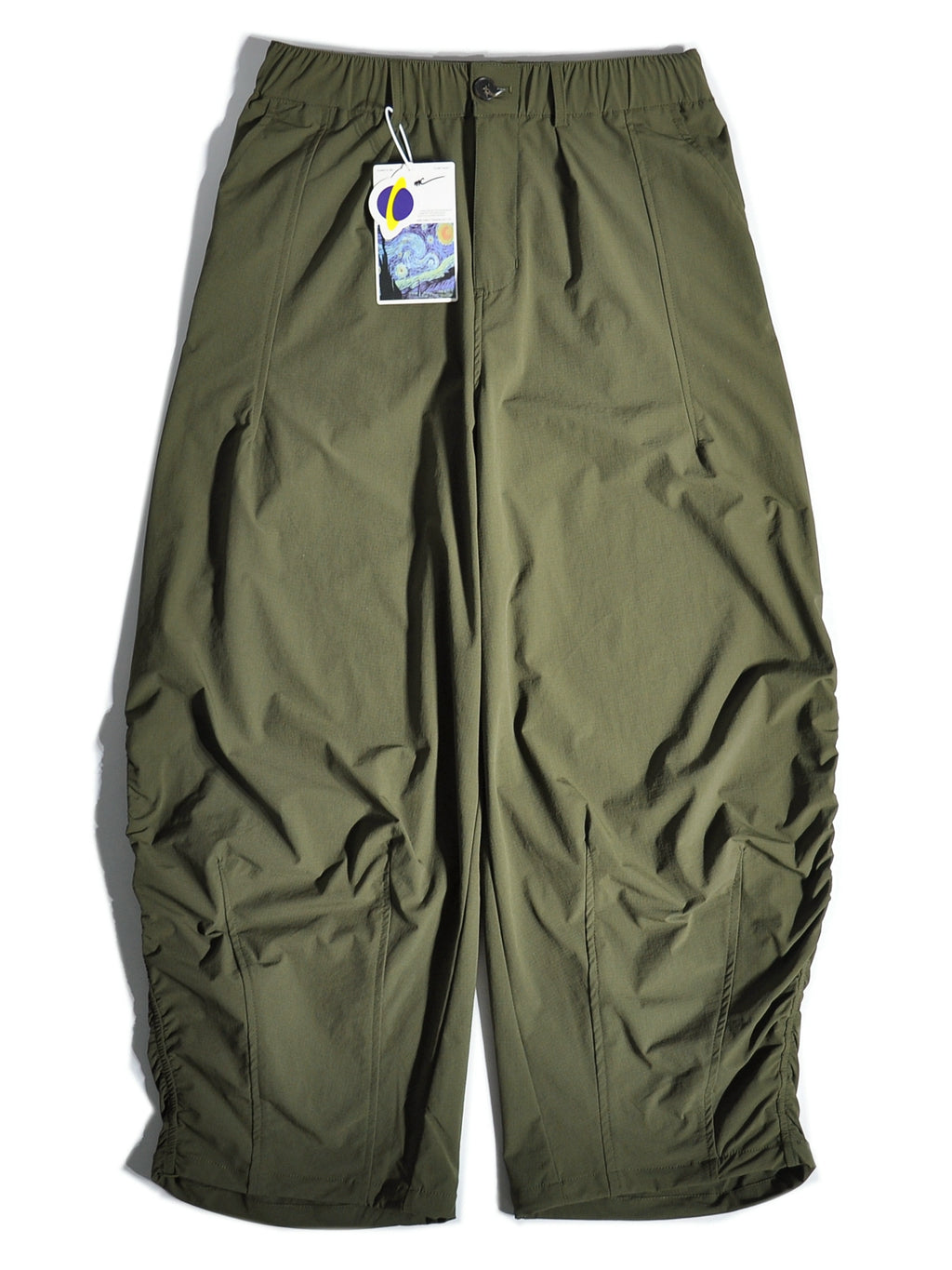 Japanese CityBoy Mountain Outdoor Functional Quick-Drying Wide-Leg Cargo Pants Loose Straight Drap Silhouette Leggings