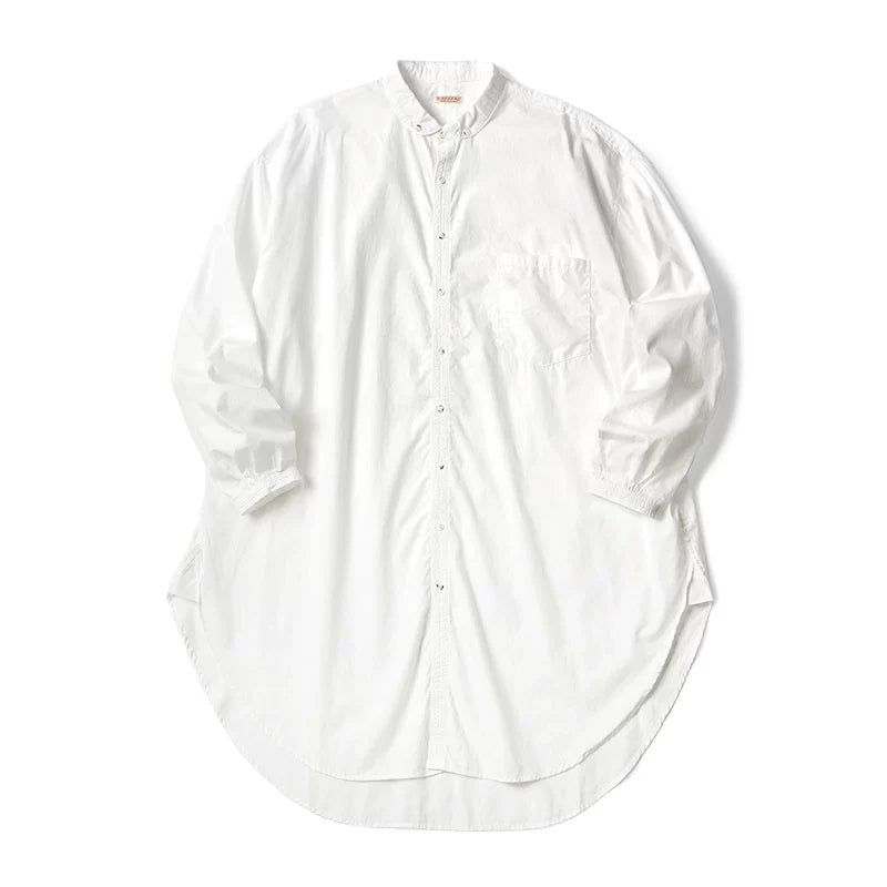 Japanese deconstructed a variety of ways to wear loose plain robe shirt men and women