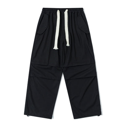 Cotton and linen blend comfortable summer men's pants Japanese versatile casual trousers