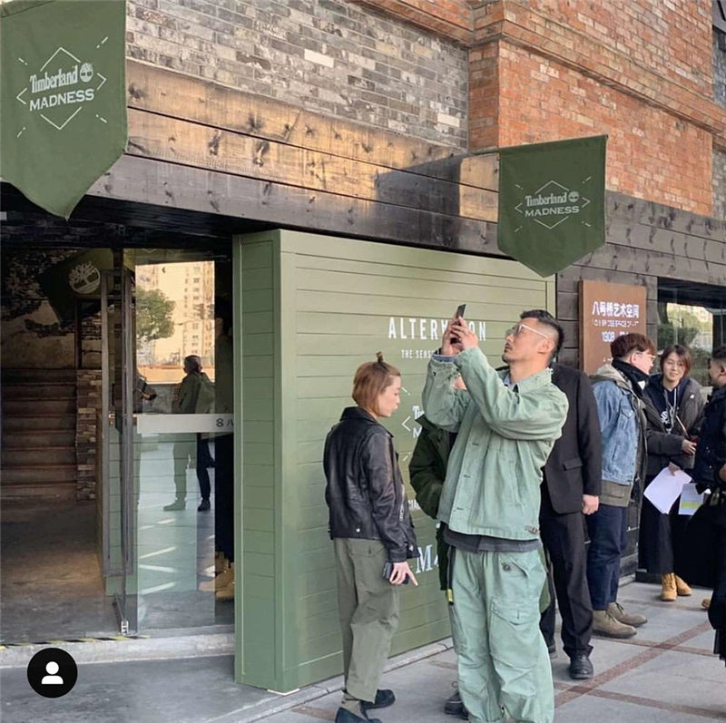 hole patch coat fashion brand washable harbor style tooling jacket