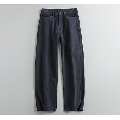 370G Heavyweight Washed Straight-Leg Pants – Japanese Loose Unisex – Pants | japanese streetwear | vintage workwear | unisex | Yamalinclothes