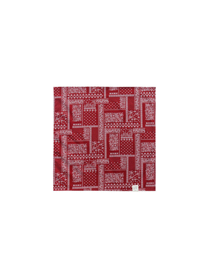 Japanese Paisley Print Bandana – Vintage Square Scarf