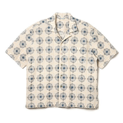 Vintage Kangzheng Labour Union Vintage 100 needle jacquard short sleeves Hawaiian Cuban lining LU958 – Japanese vintage | yamalin clothes | Yamalinclothes